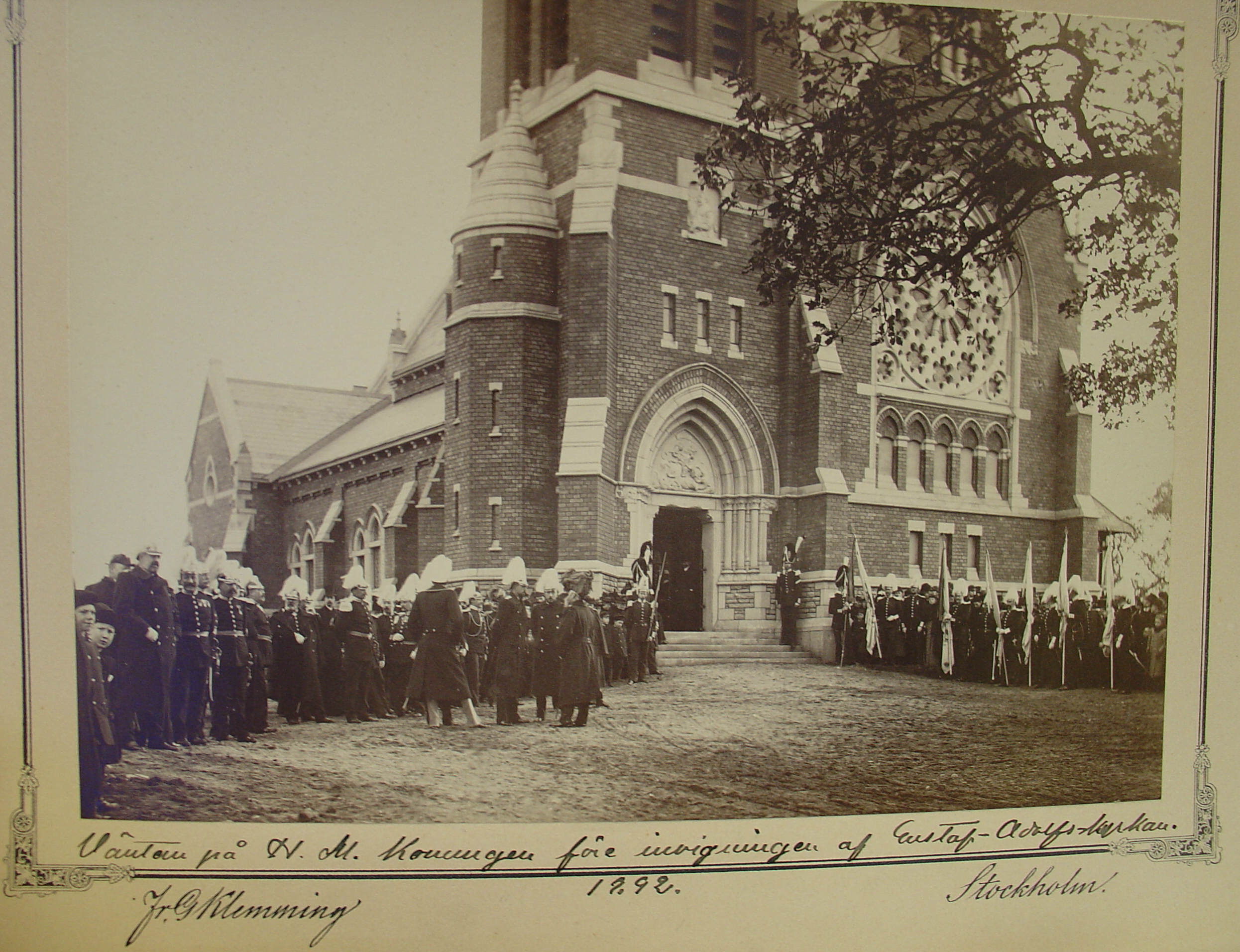 Gustaf Adolfkyrkans invigning 1892